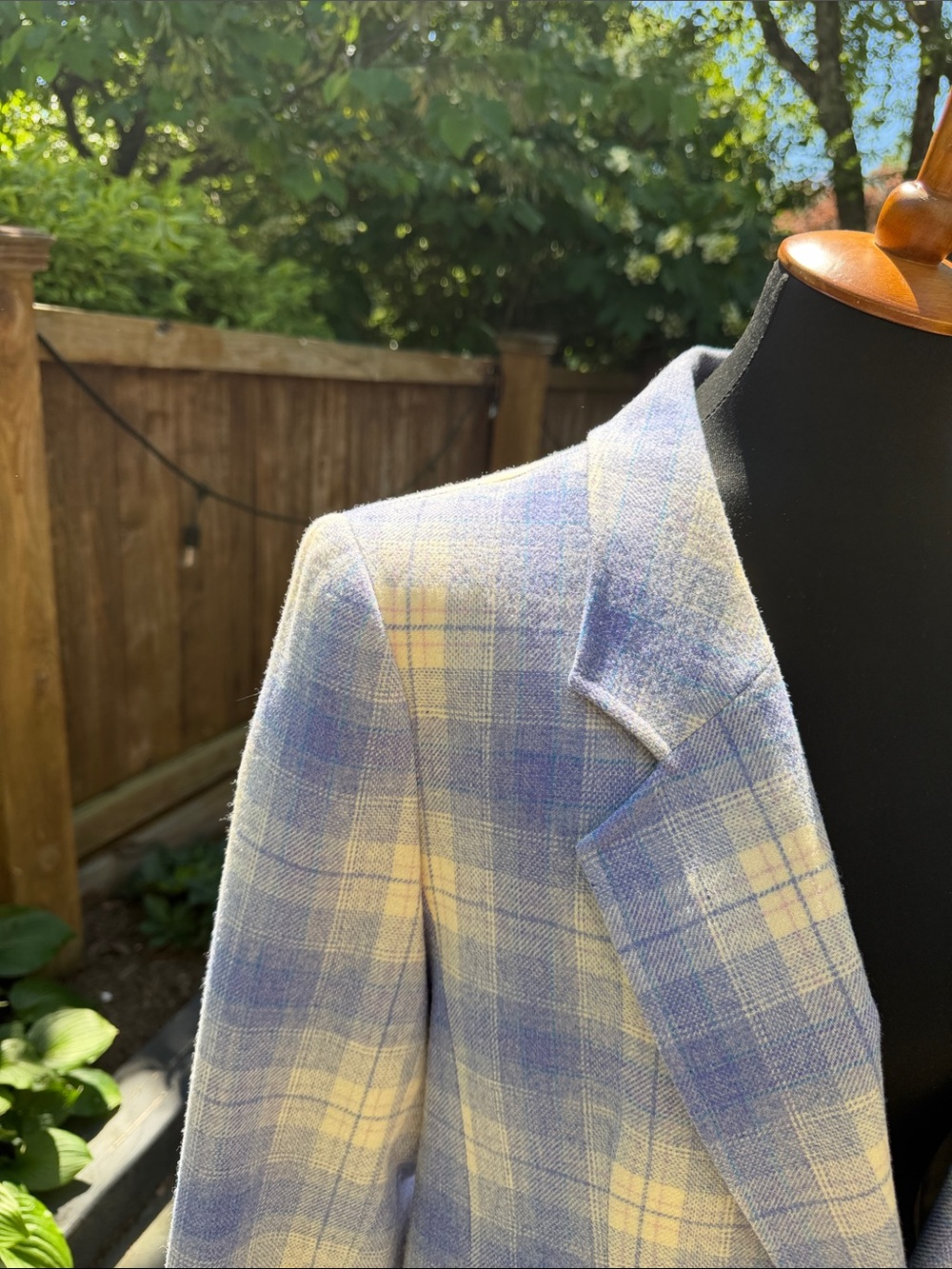 Vintage Pendleton Wool Plaid Blazer - Picture 4 of 12